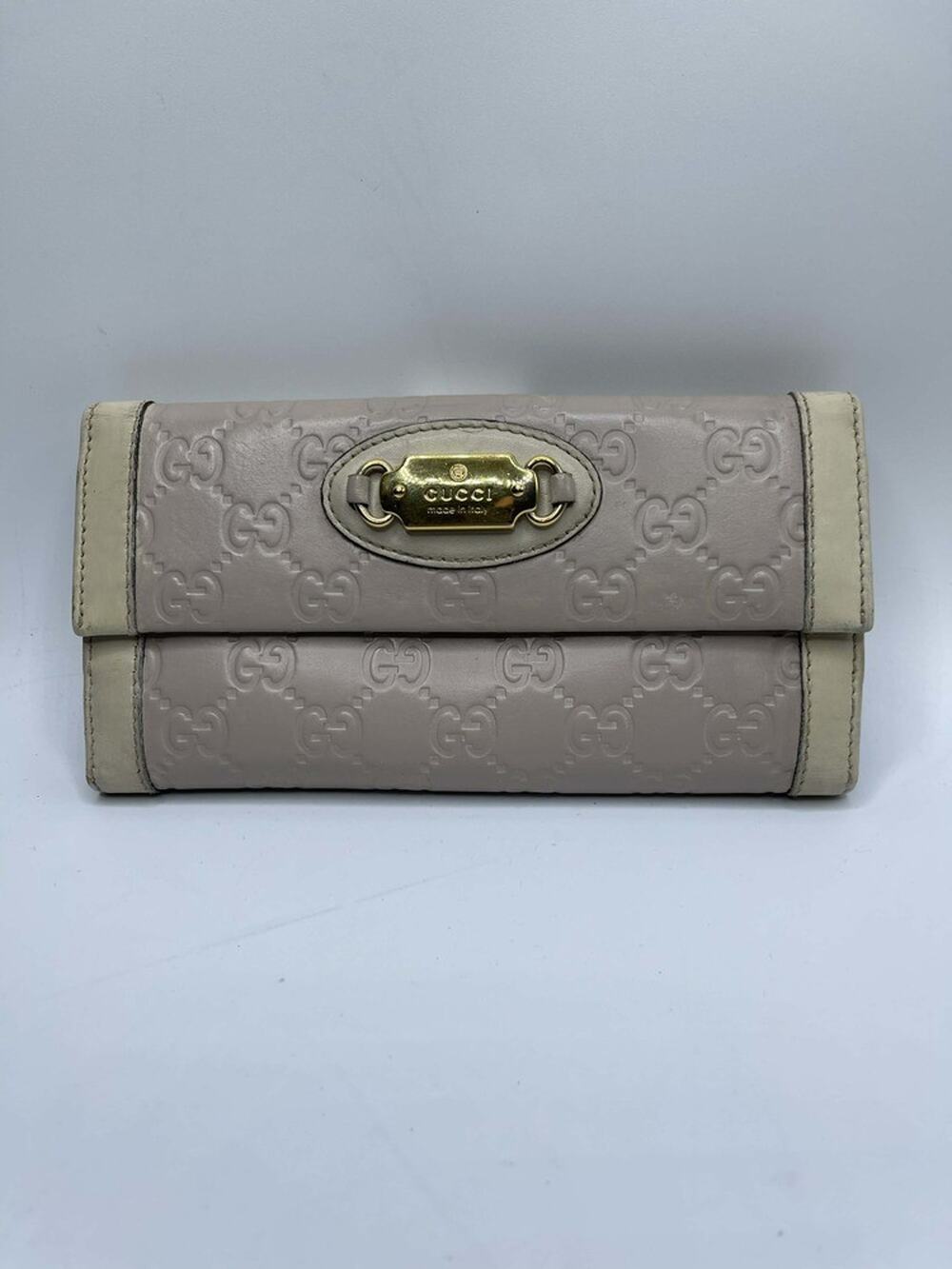 Gucci GG Signature Leather Continental Wallet SPB-JB 359838